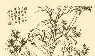 中国山水画中树的画法 中国山水画中树怎么画