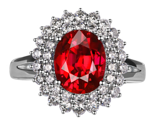 由于红宝石的珍贵性，红宝石被作为权力和财势的象征！